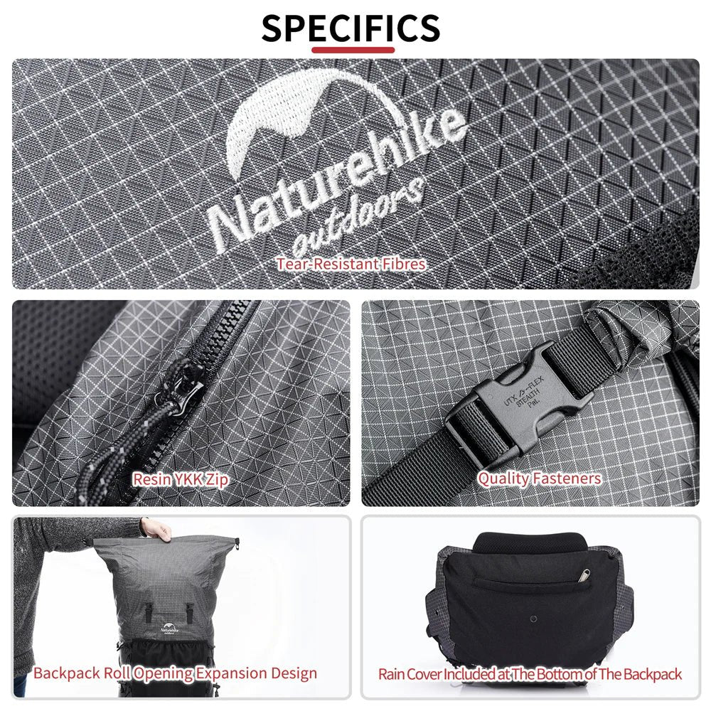 Naturehike Rock hiking Backpack - Naturexplore - Naturexplore - NH19BP095 - 60L+5L