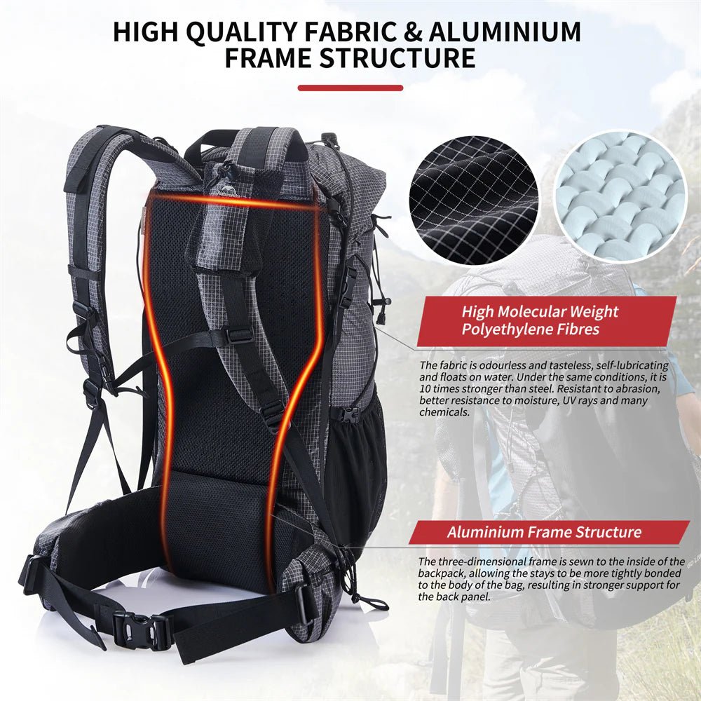 Naturehike Rock hiking Backpack - Naturexplore - Naturexplore - NH19BP095 - 60L+5L