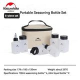 Naturehike seasoning bottle set - Naturexplore - Naturehike - CNH22CJ043 - 6 in 1