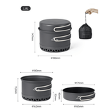 Naturehike Single Pot Set - Naturexplore - Naturehike - CNK2300CJ0002 - 1.8 L