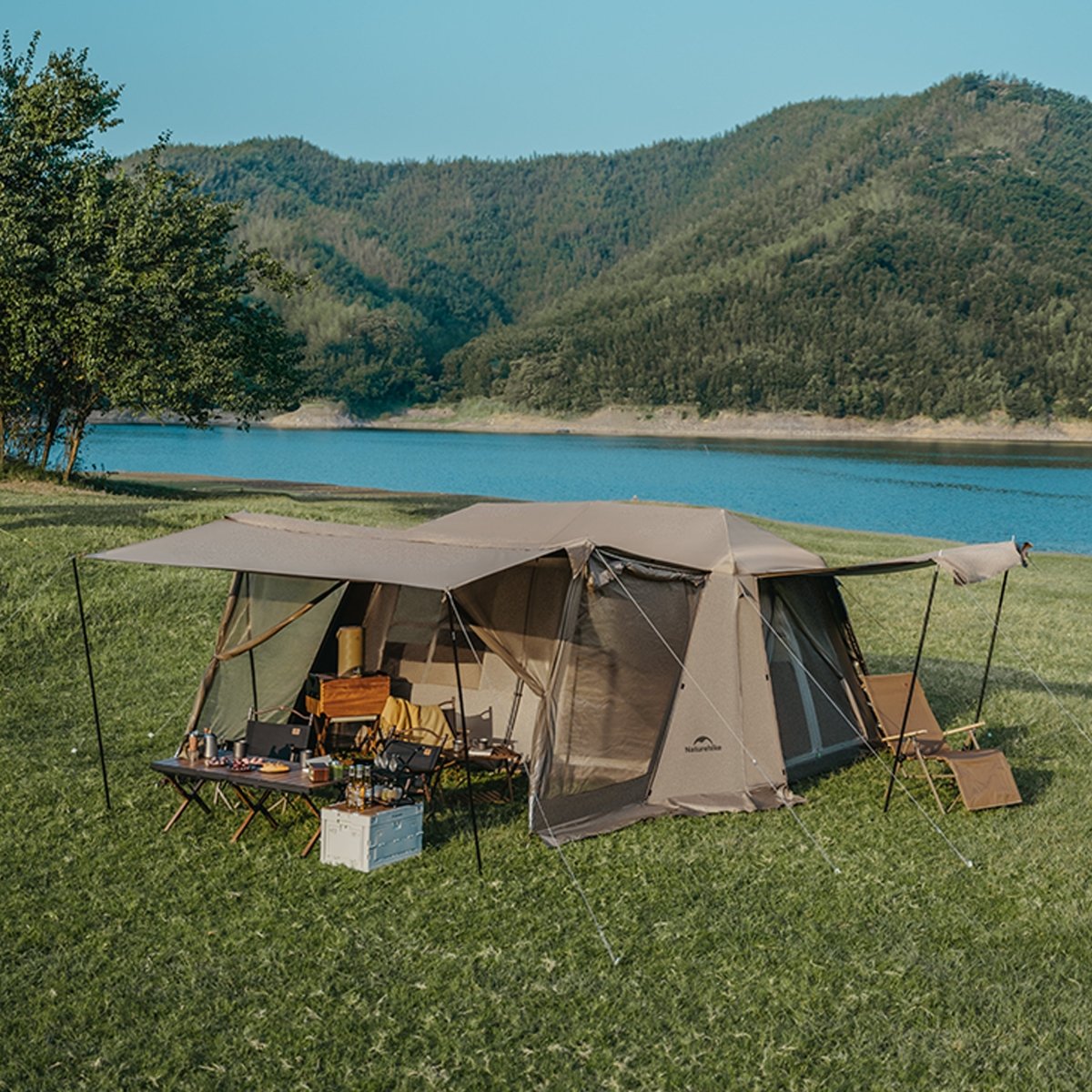 Naturehike Village13 Automatische Tent Outdoor Camping Luxe Automatische Tent Waterdicht Zonnebrandcrème Prachtige Twee Slaapkamers & Een Living 18 Naturehike Village13 Automatische Tent Outdoor Camping Luxe Automatische Tent Waterdicht Zonnebrandcrème Prachtige Twee Slaapkamers & Een Living 18