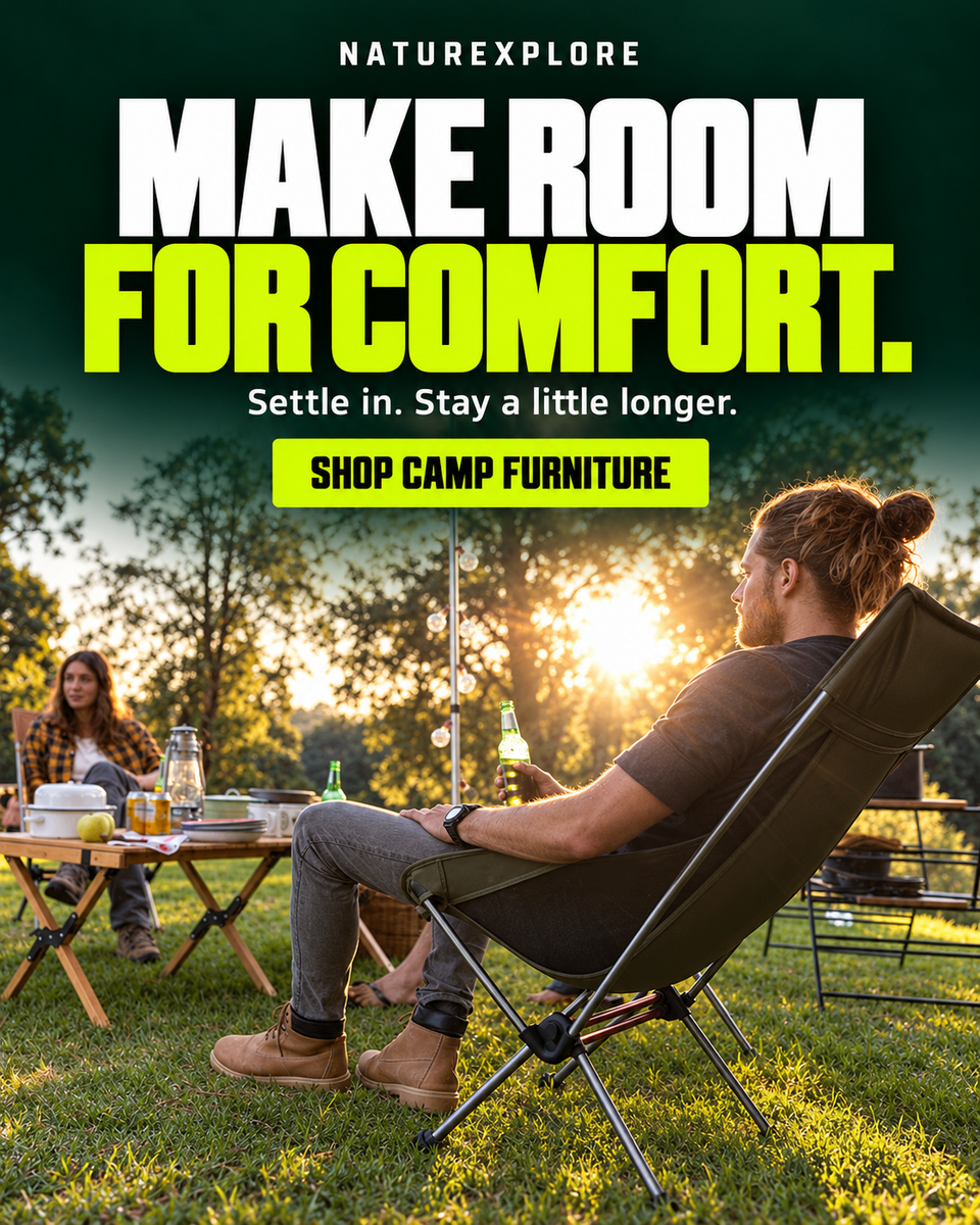 Make room for comfort — shop camp furniture