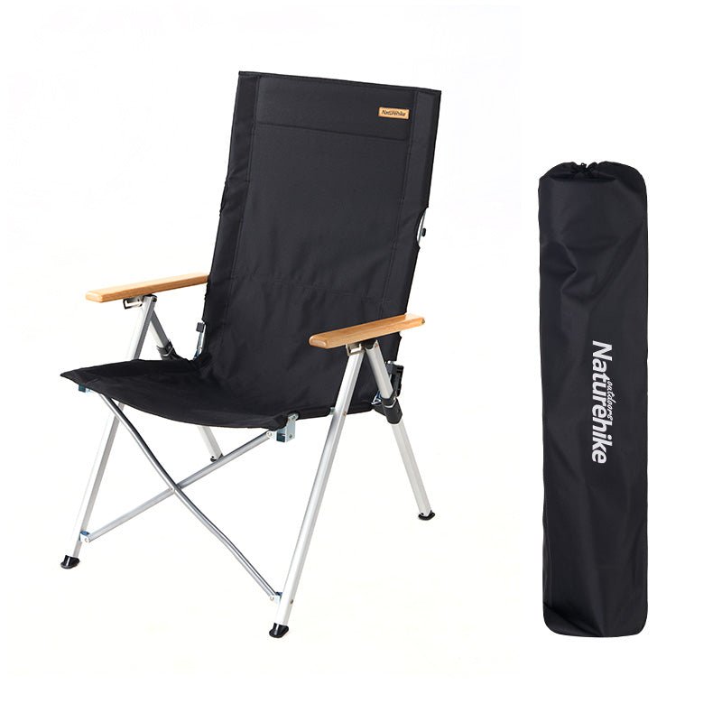 Nightfall Aluminum Alloy Folding Lying Chair - Naturexplore - Naturehike - NH17T003-Y-B - Black