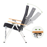 Nightfall Aluminum Alloy Folding Lying Chair - Naturexplore - Naturehike - NH17T003-Y-B - Black