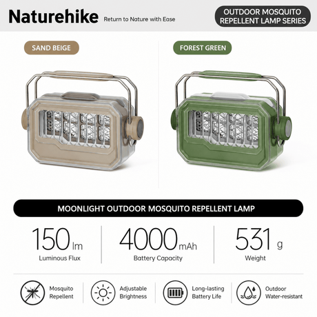 Outdoor Mosquito Repellent Camping Lamp - Naturexplore - Naturehike - CNK2550ZM013-K - Khaki