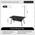 Simple Star H02 Tactical Table - Naturexplore - Naturehike - CNK2450JJ025 - Black - Three Fold Version