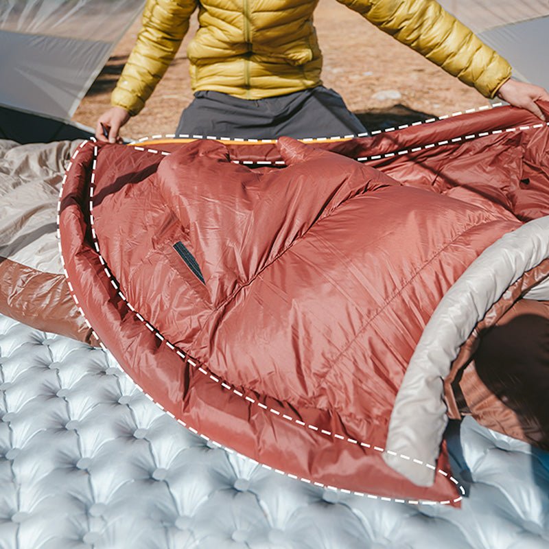 Snowbird Mummy Sleeping Bag - Naturexplore - Naturehike - CNK2550WS014 - SP400/Smoky brown/L