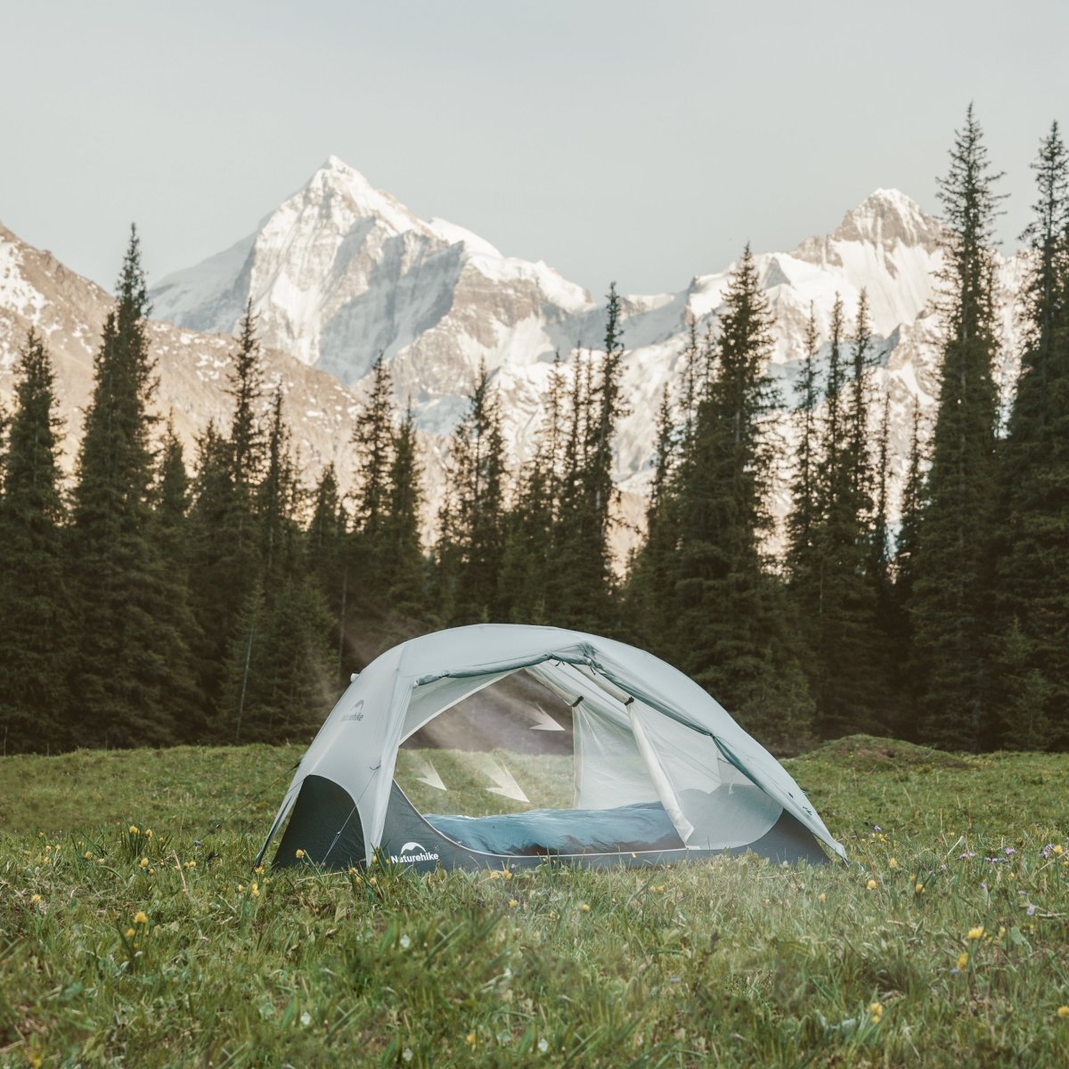 Star River UL 2 Person Ultralight Backpacking Tent - Naturexplore - Naturehike - CNK2450WS022-K - Khaki