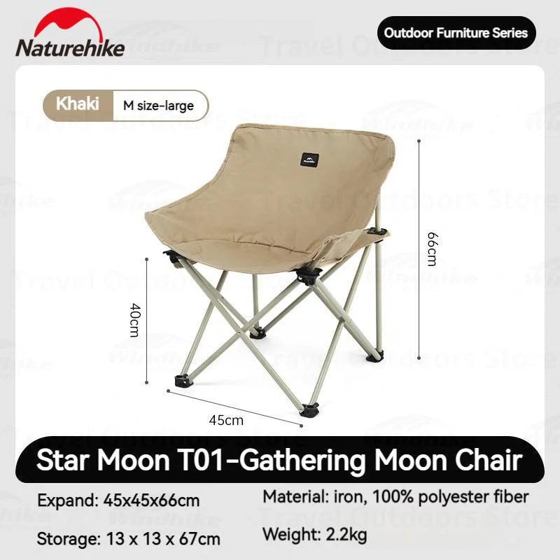 Stellaluna T01 Gathering Moon Chair - Naturexplore - Naturehike - CNH23JU13002 - K - Khaki