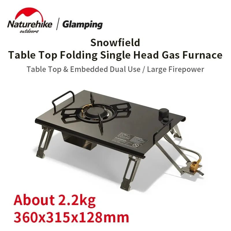 Tabletop Folding Single Head Gas Furnace fot IGT - Naturexplore - Naturehike - NH20RJ001 - 