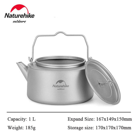 Titanium teapot - Naturexplore - Naturehike - NH21CJ007 -