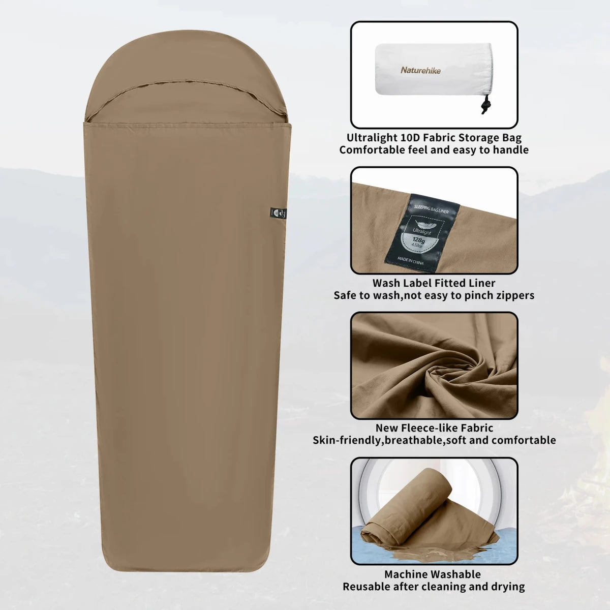 Ultralight Sleeping Bag Liner - Naturexplore - Naturehike - CNH22SD016 - 