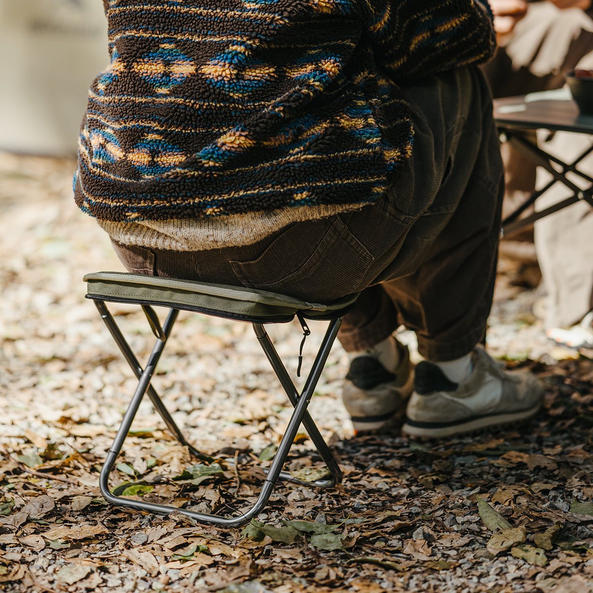 XL01 Ultra Light Folding Stool - Naturexplore - Naturehike - CNK2550JJ011-B - Black