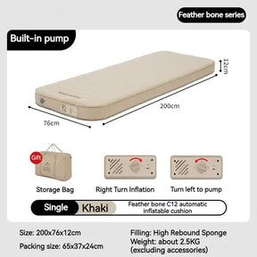 (Yugu)comfort Automatic inflatable cushion - Naturexplore - Naturehike - CNK2300WS011 - Single/200*76*12