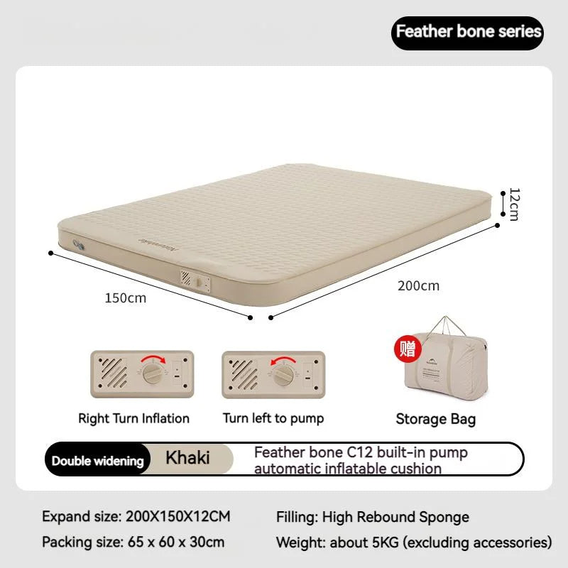 (Yugu)comfort Automatic inflatable cushion - Naturexplore - Naturehike - CNK2300WS011 - Double/200*150*12