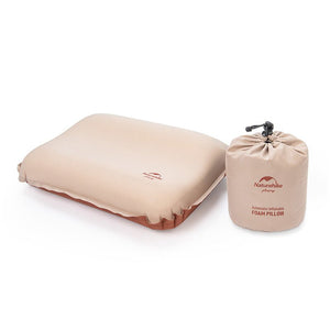 Naturehike Hybrid Camping Pillow – Inflatable Foam Travel Pillow