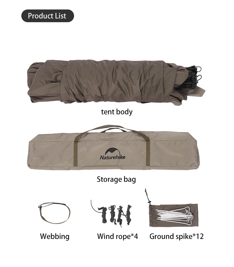Automatic beach tent - Naturexplore - Naturehike - CNK2300ZP023 -