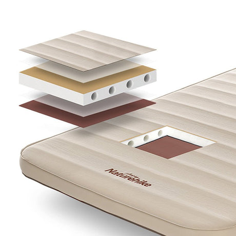 C10 Self-inflating Double Sleeping Pad - Naturexplore - Naturehike - NH20FCD08 - Single