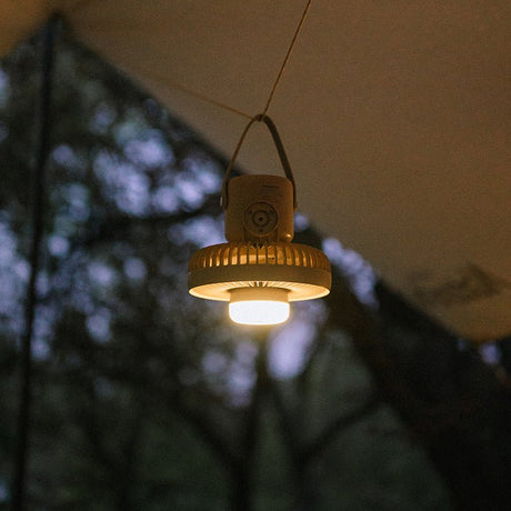 Camping fan with magnetic lamp - Naturexplore - Naturehike - NH22ZM001 - Khaki