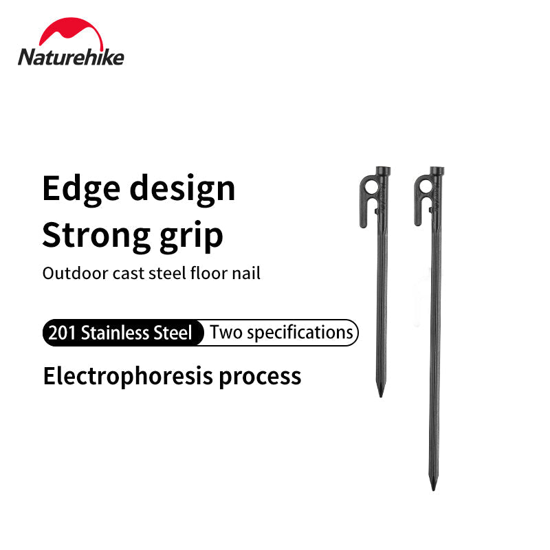 Cast steel ground pegs - Naturexplore - Naturehike - CNH22ZP018 - 20cm