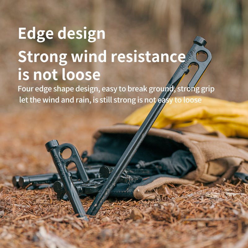 Cast steel ground pegs - Naturexplore - Naturehike - CNH22ZP018 - 30cm