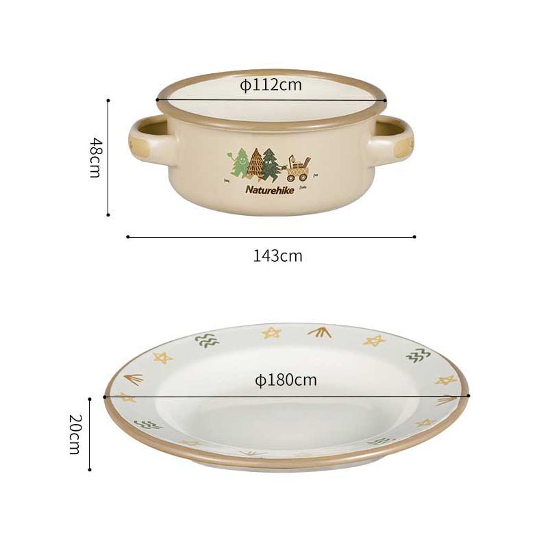 Children's enamel tableware - Naturexplore - Naturehike - CNH22CJ004 - Cup