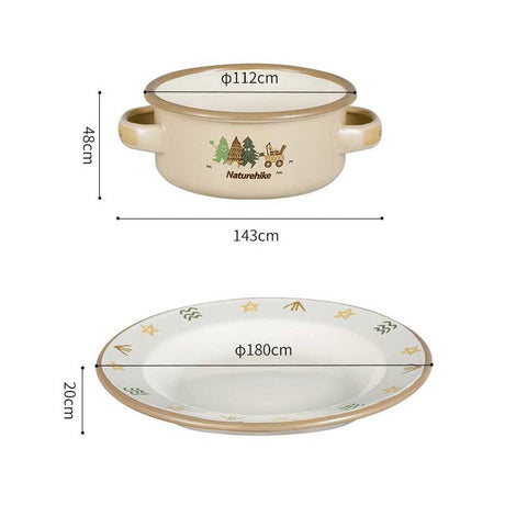 Children's enamel tableware - Naturexplore - Naturehike - CNH22CJ004 - Cup