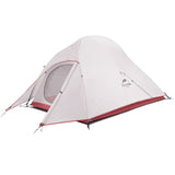 Cloud Up 2 Person Ultralight Hiking Tent - Naturexplore - Naturehike - NH17T001-T-W - Gray 20D + Mats