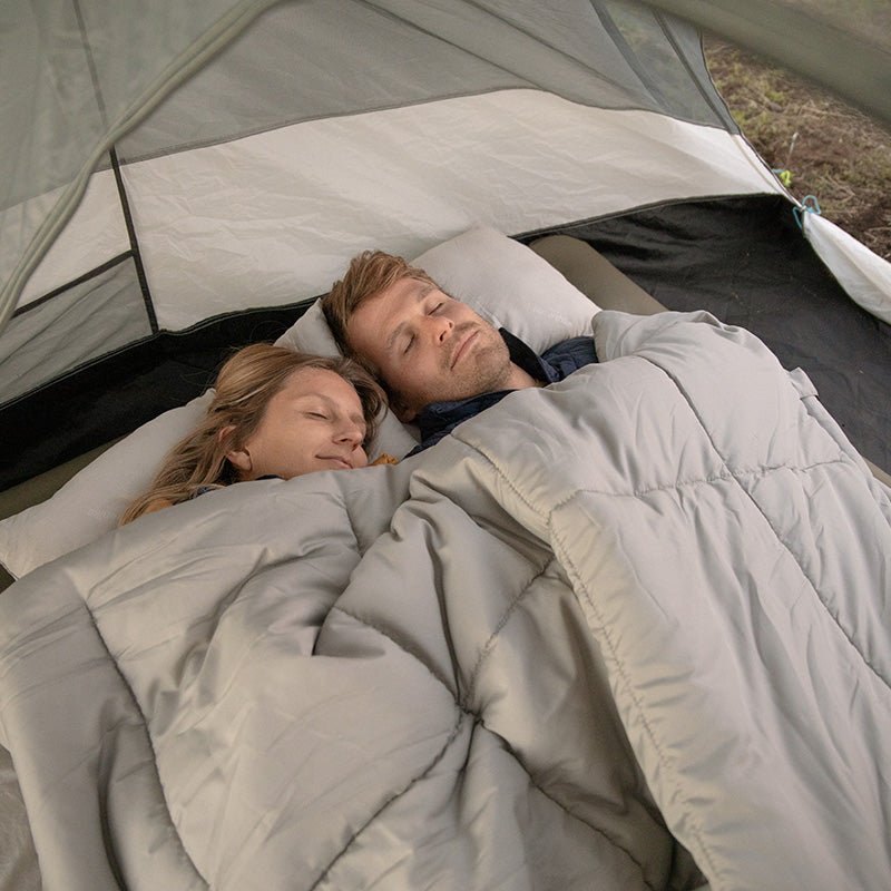 Double cotton sleeping bag with pillow - Naturexplore - Naturehike - NH21MSD05 - Shadow Blue