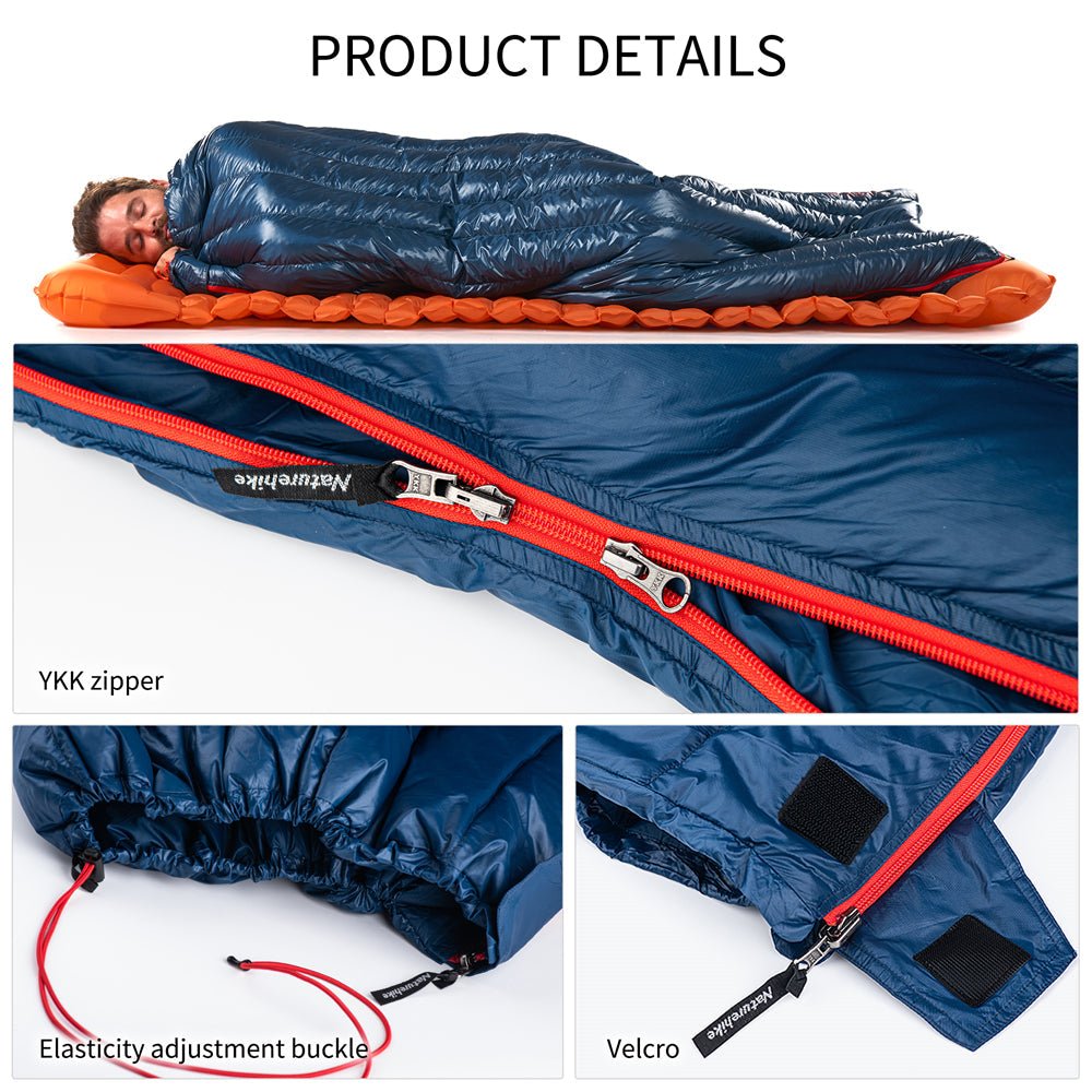 Down envelope sleeping bag (cicada) upgrade - Naturexplore - Naturehike - NH17Y010-R - CWM280 Blue