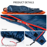 Down envelope sleeping bag (cicada) upgrade - Naturexplore - Naturehike - NH17Y010-R - CWM280 Blue