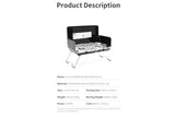Foldable double burner black - Naturexplore - Naturehike - NH22RJ001 -