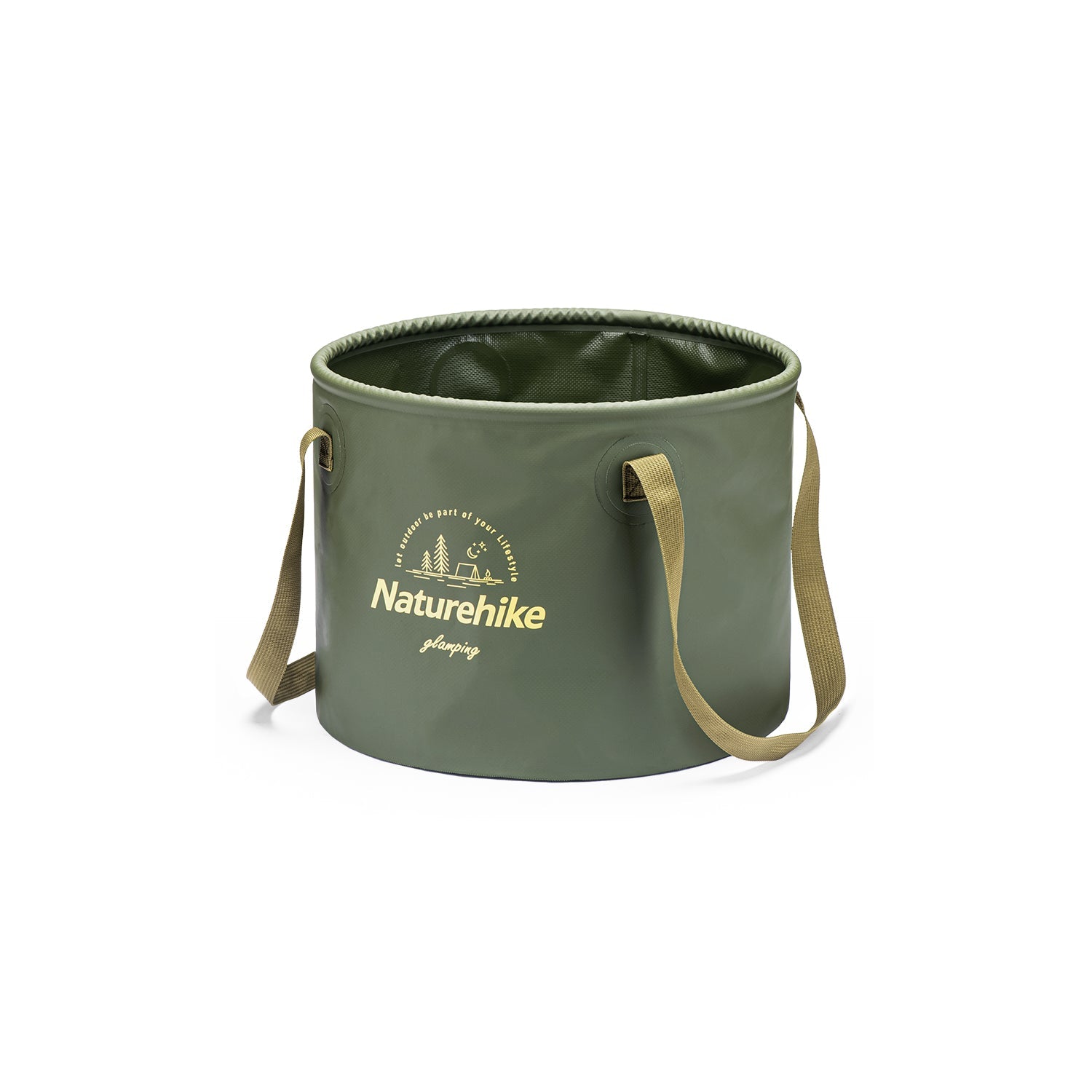 Foldable round bucket - Naturexplore - Naturehike - NH20SJ040 - Green/10L