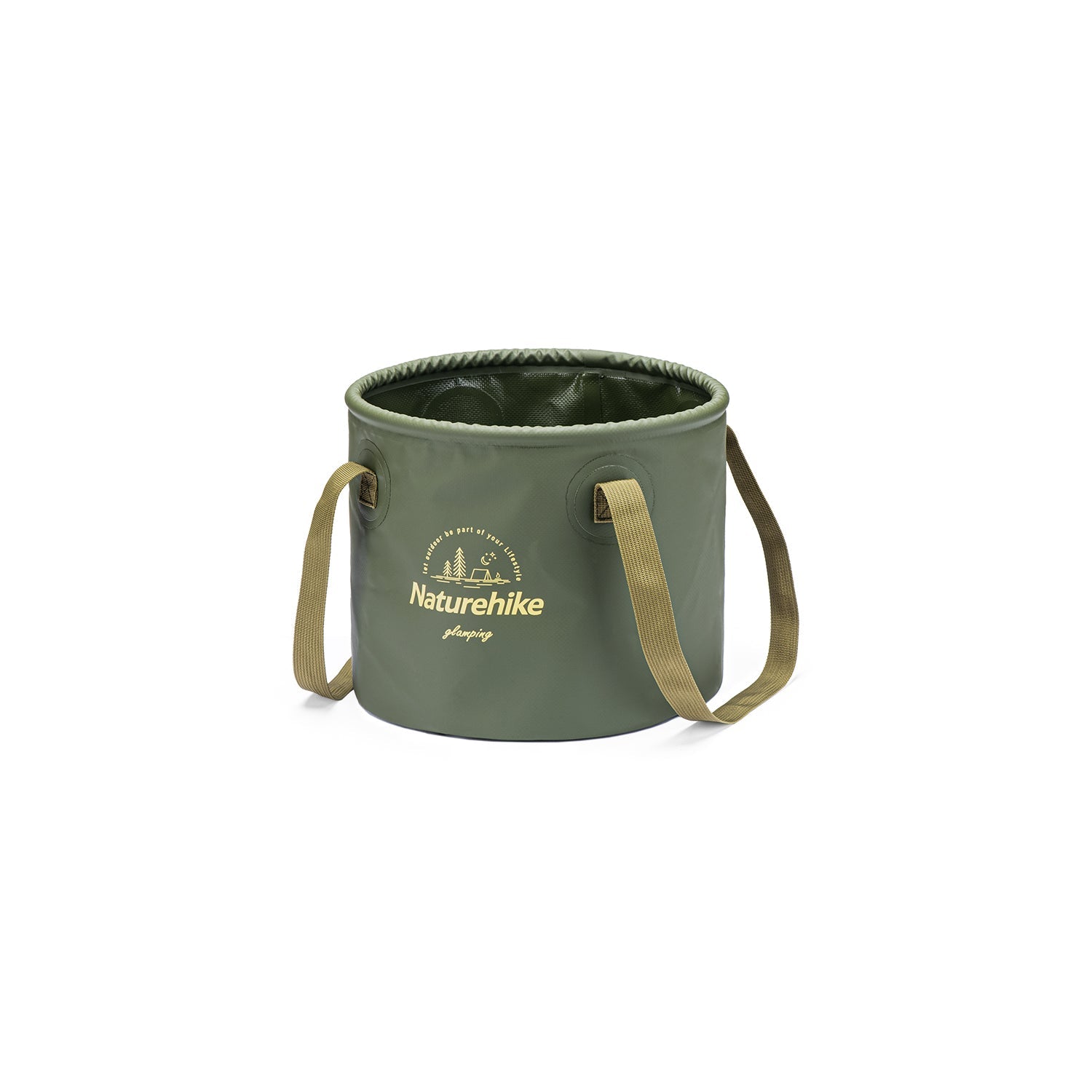 Foldable round bucket - Naturexplore - Naturehike - NH20SJ040 - Brown/10L