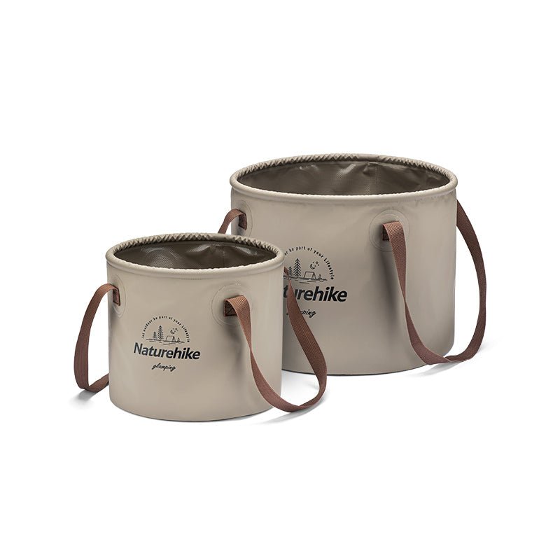 Foldable round bucket - Naturexplore - Naturehike - NH20SJ040 - Brown/10L