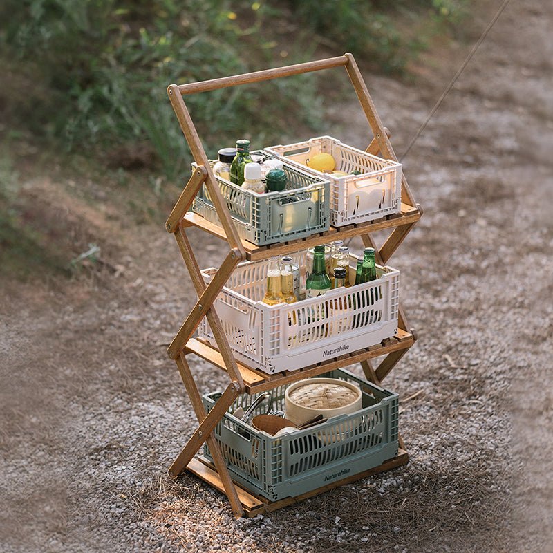 Folding storage basket - Naturexplore - Naturehike - NH21SNX06 - Grey 17L