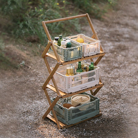 Folding storage basket - Naturexplore - Naturehike - NH21SNX06 - Grey 17L