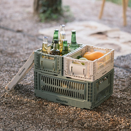 Folding storage basket - Naturexplore - Naturehike - NH21SNX06 - Grey 17L