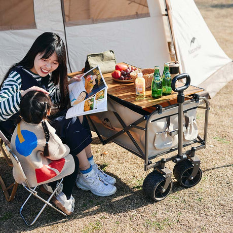 Folding trolley rough wheel - Naturexplore - Naturehike - NH19PJ001 - Roughe Wheel