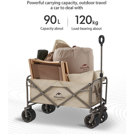 Folding trolley rough wheel - Naturexplore - Naturehike - NH20PJ008 - Tabletop