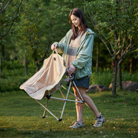 Gathering X-shaped chair (armrest version) - Naturexplore - Naturehike - CNH23JU13002 - Vine yellow