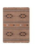 Geometric pattern wool blanket - Naturexplore - Naturehike - NH20FS036 - Dark coffee