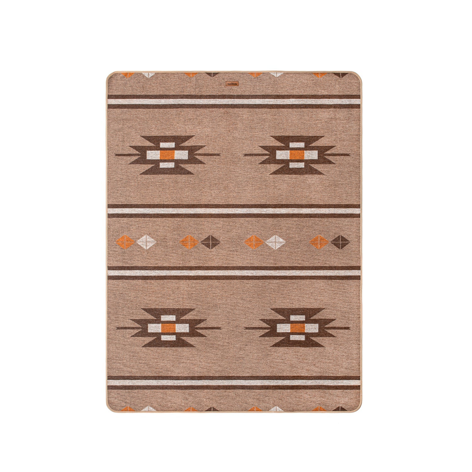 Geometric pattern wool blanket - Naturexplore - Naturehike - NH20FS036 - Dark coffee