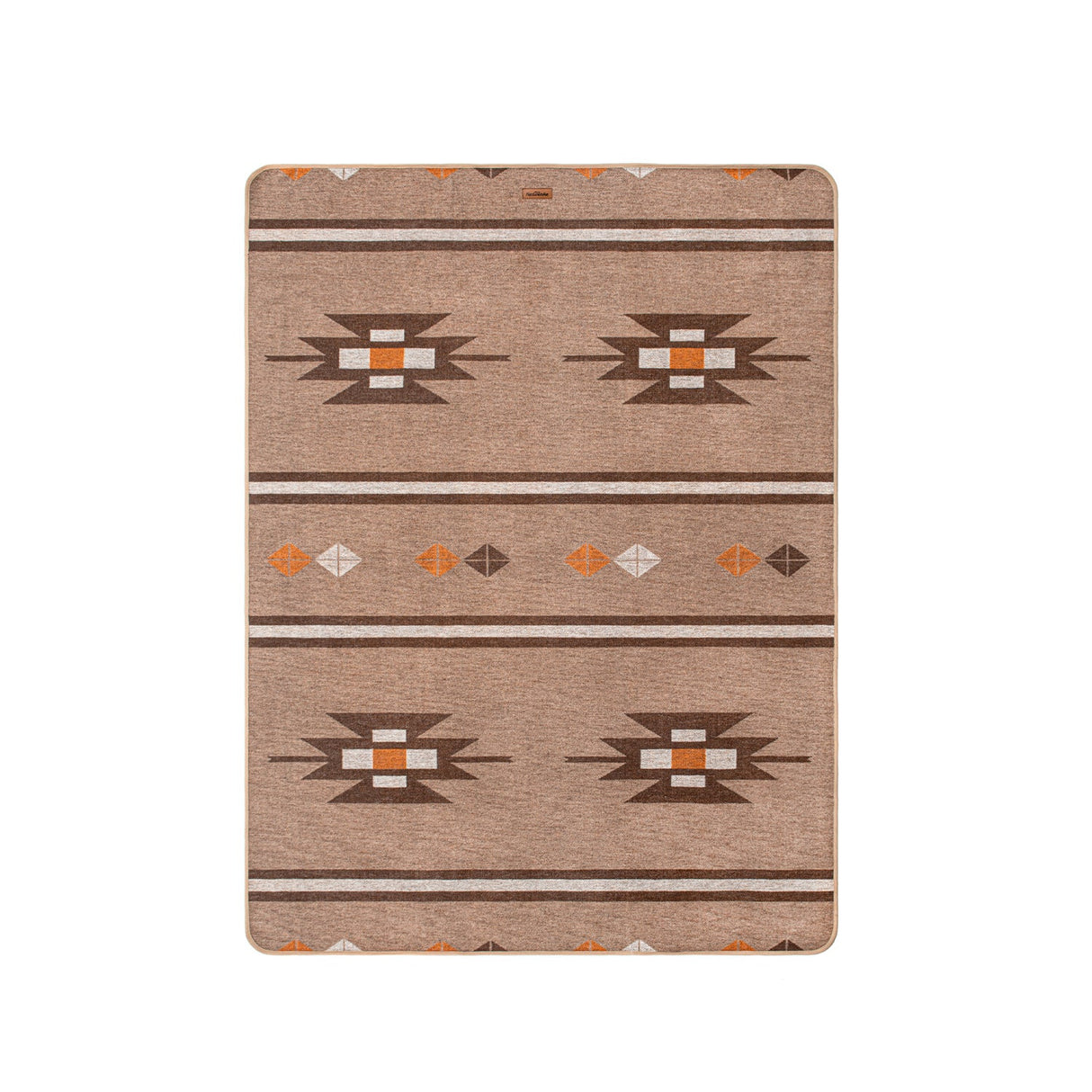 Geometric pattern wool blanket - Naturexplore - Naturehike - NH20FS036 - Dark coffee