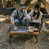 IGT outdoor folding combination table - Naturexplore - Naturehike - NH21JU011 - Aluminum Alloy (Beech Side)