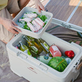 (LingDu 36H) Outdoor antibacterial cooler box - Naturexplore - Naturehike - CNK2300BS012 - Beige-22L