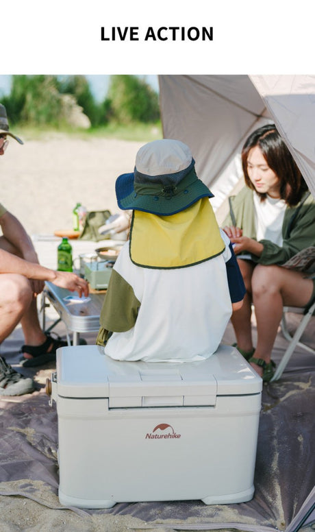 (LingDu 36H) Outdoor antibacterial cooler box - Naturexplore - Naturehike - CNK2300BS012 - Beige-22L