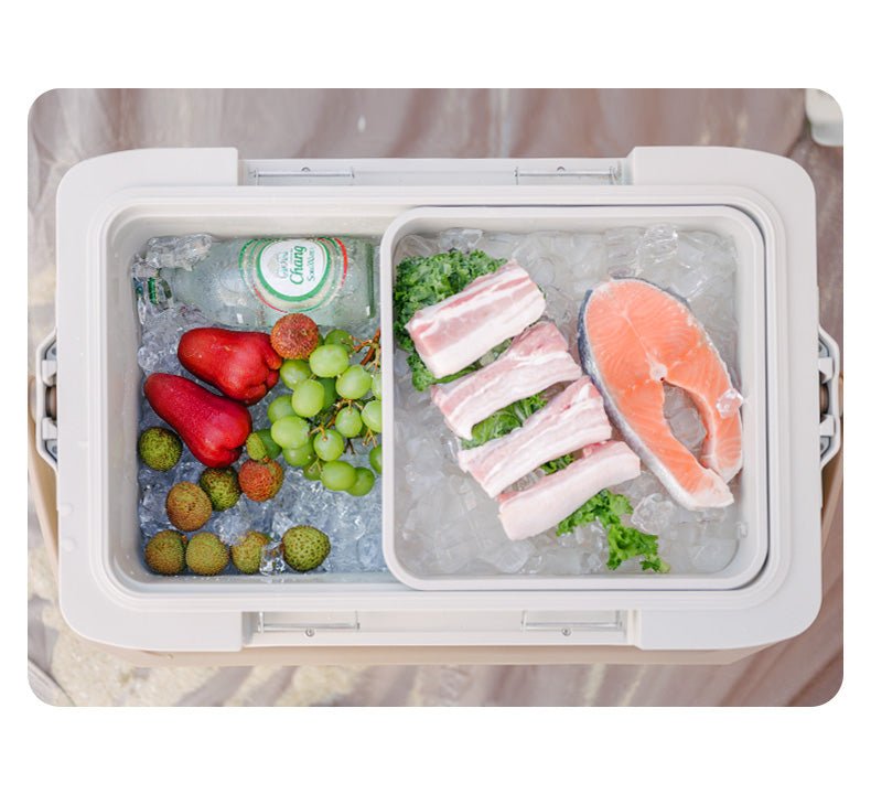 (LingDu 36H) Outdoor antibacterial cooler box - Naturexplore - Naturehike - CNK2300BS012 - Beige-22L