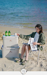 (LingDu 36H) Outdoor antibacterial cooler box - Naturexplore - Naturehike - CNK2300BS012 - Beige-22L