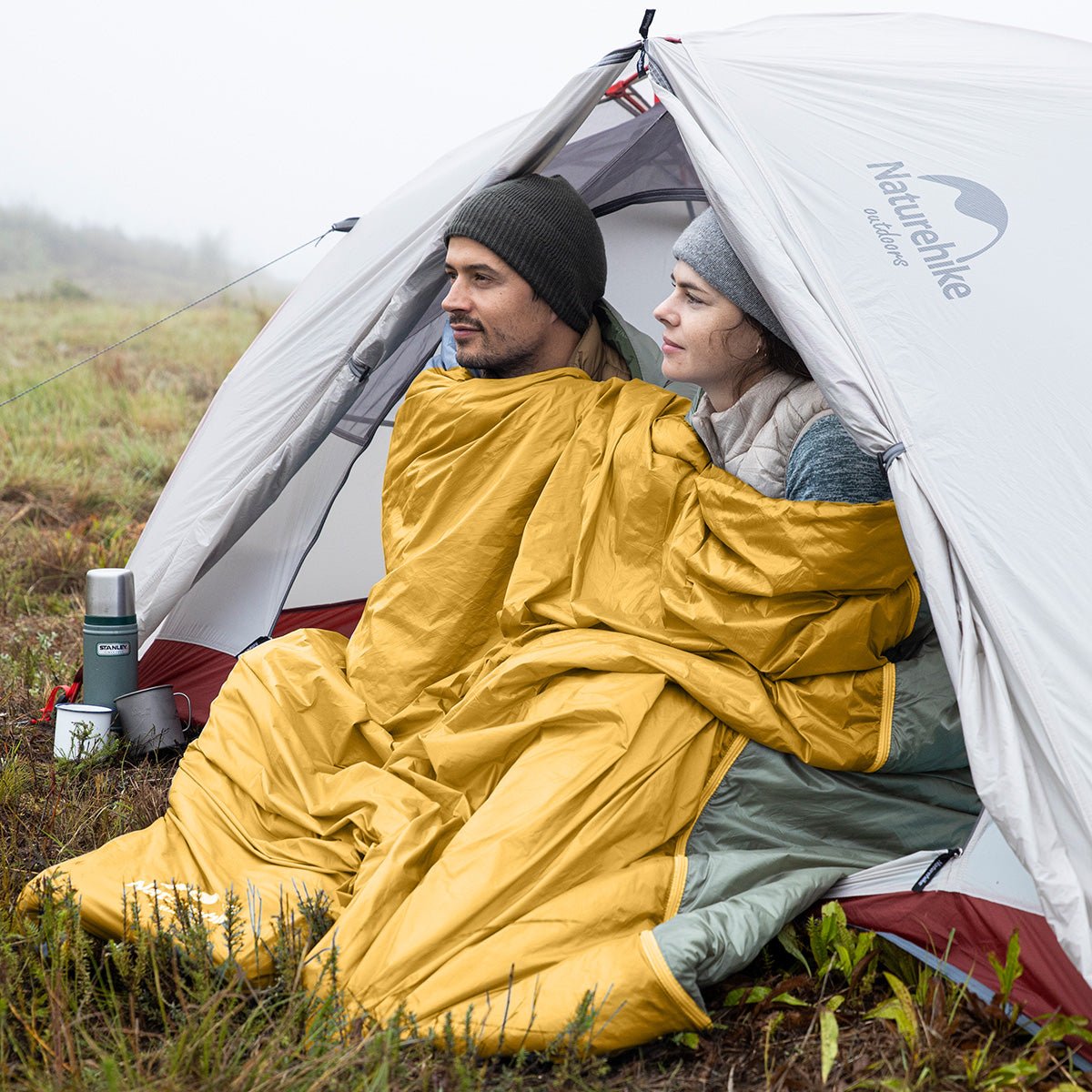 LW180 Ultralight Cotton Sleeping Bag - Naturexplore - Naturehike - NH21MSD04 - M-Champagne